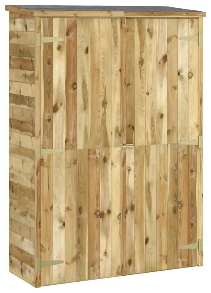 vidaXL Tuinschuur 123x50x171 cm geïmpregneerd massief grenenhout