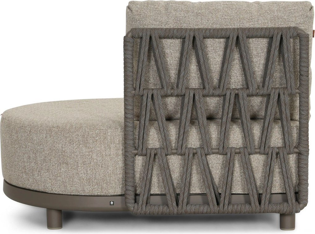 Santika Furniture Santika Cayora Organisch Loungeset - Rope Taupe 4-delig