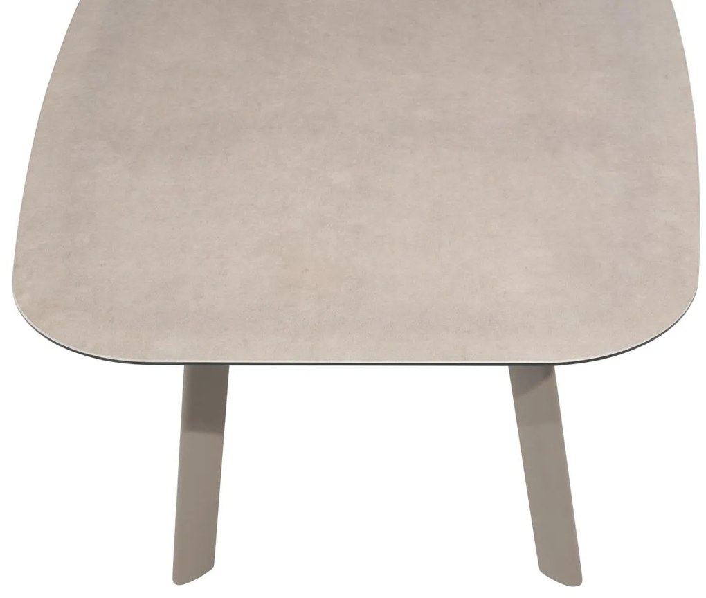 Taste by 4 Seasons Manolo tuintafel cloud met geprint keramisch blad 240 x 103 cm SALE Tuintafel beige weerbestendig