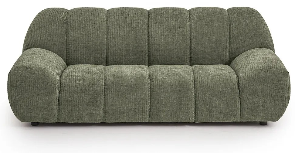 Bank in fluweel, 3-zit, Nuria