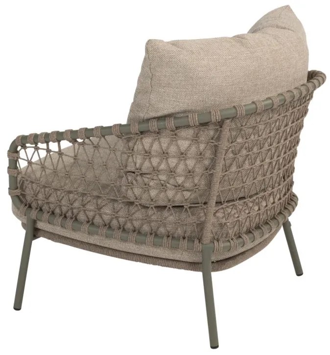 4 Seasons Outdoor Jura loungeset olijfgroen Loungeset groen weerbestendig