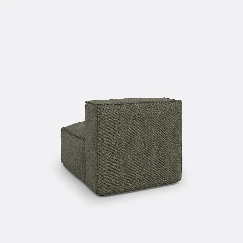 Element voor modulaire bank, in structuurstof, Seven