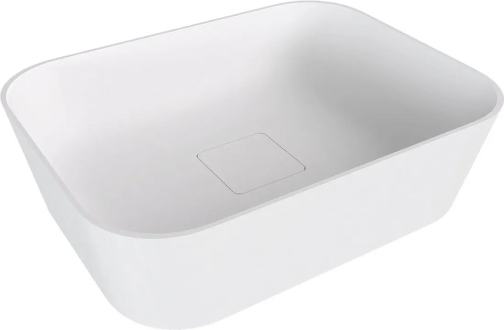Polysan Banera waskom vierkant 50x36cm wit mat