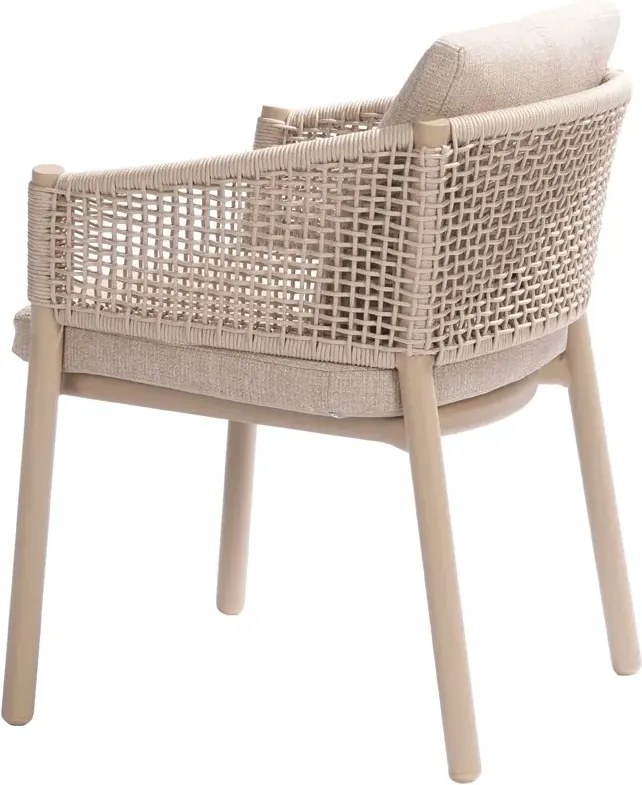 Taste by 4 Seasons Virello tuinstoel Latte Tuinstoel beige weerbestendig