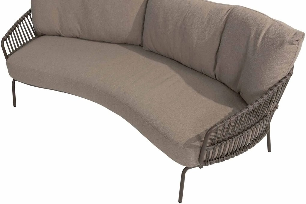 4 Seasons Outdoor Capalbio 3-zits loungebank terre SALE Loungebank   bruin weerbestendig