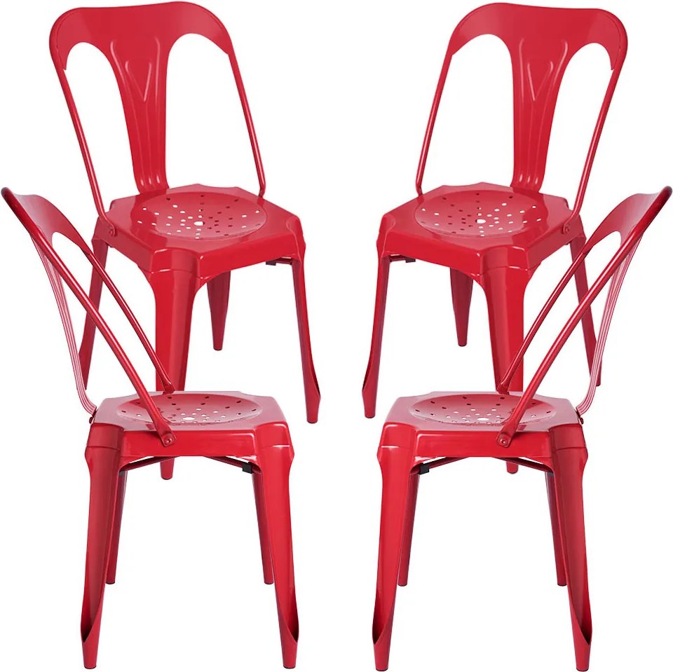 Set van 4 Ulix-stoelen