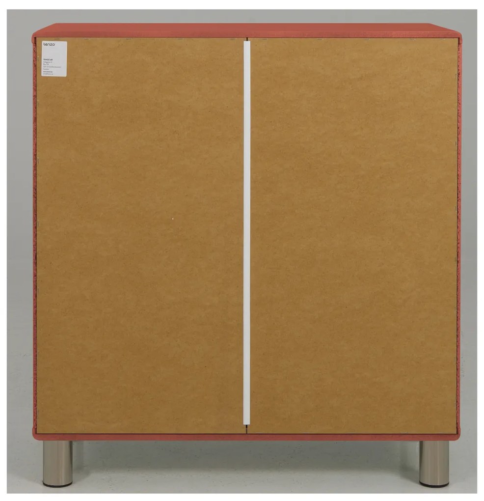 Tenzo Malibu Klein Retro Dressoir Rood - 86x41x92cm.