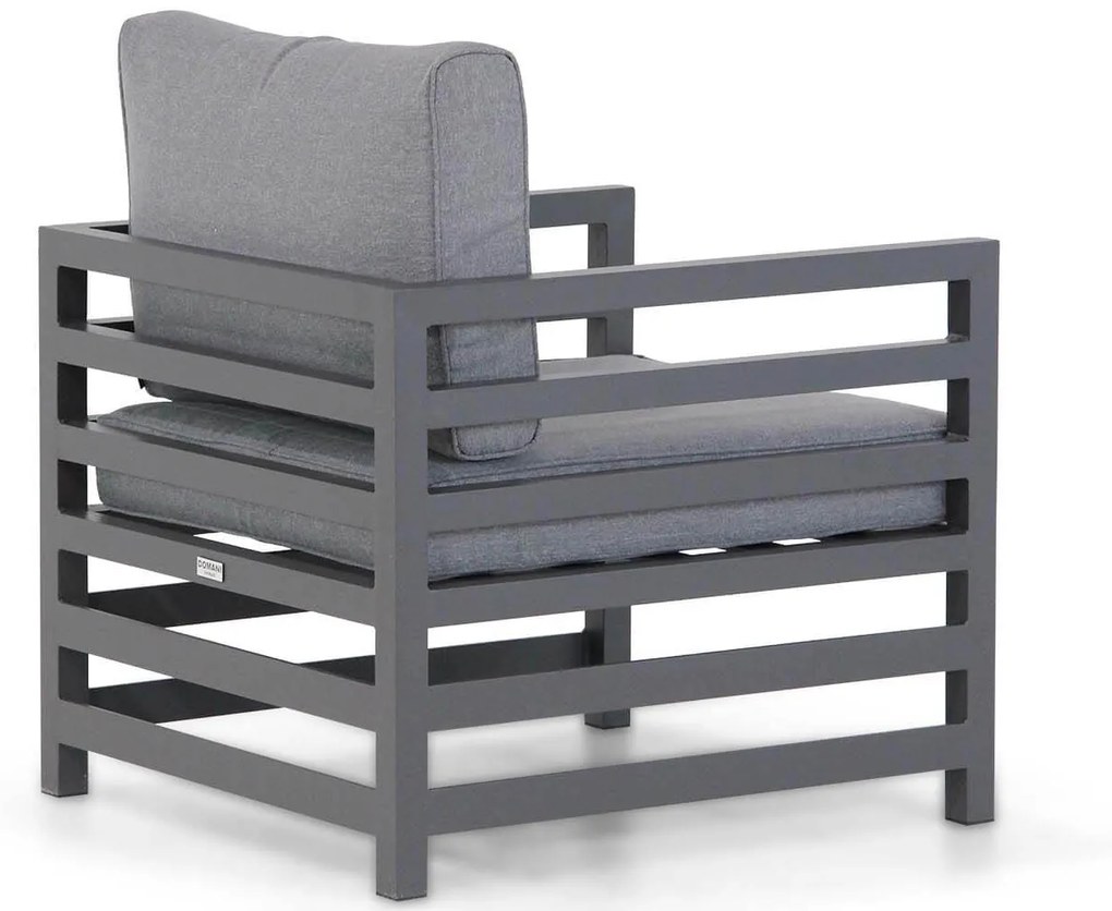 Tuinstoel Aluminium Grijs-antraciet Domani Furniture Melby  antraciet