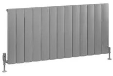 Eastbrook Tordino radiator 125x60cm aluminium 1329W grijs mat