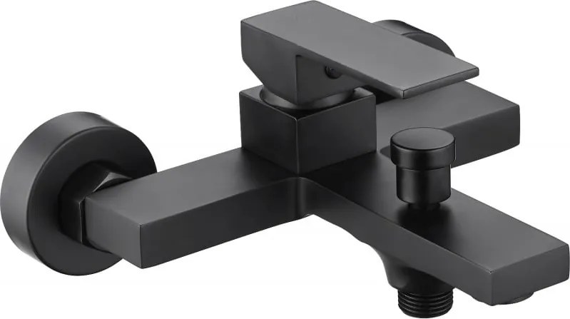 Mexen Uno badkraan, zwart - 71430-70