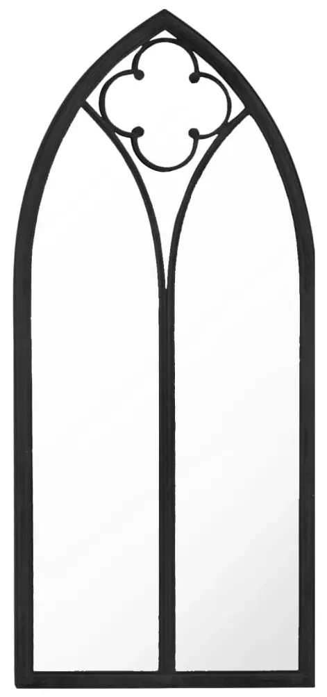 vidaXL Spiegel 100x45 cm ijzer zwart