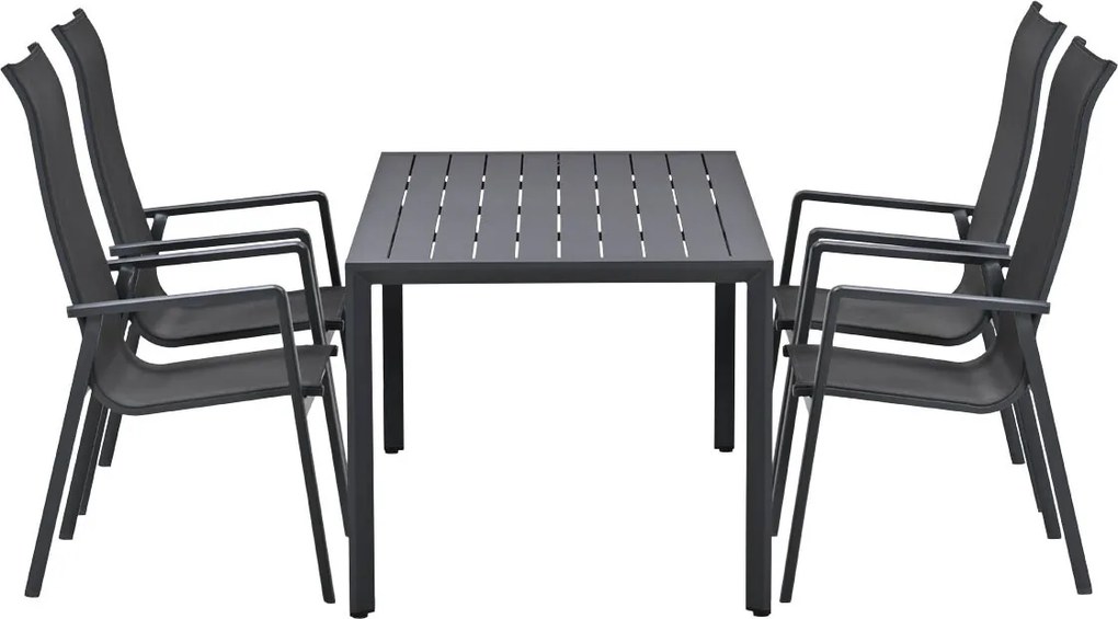 Garden Impressions Siena tuinset 5-delig - Kasper tuintafel 160x84 cm