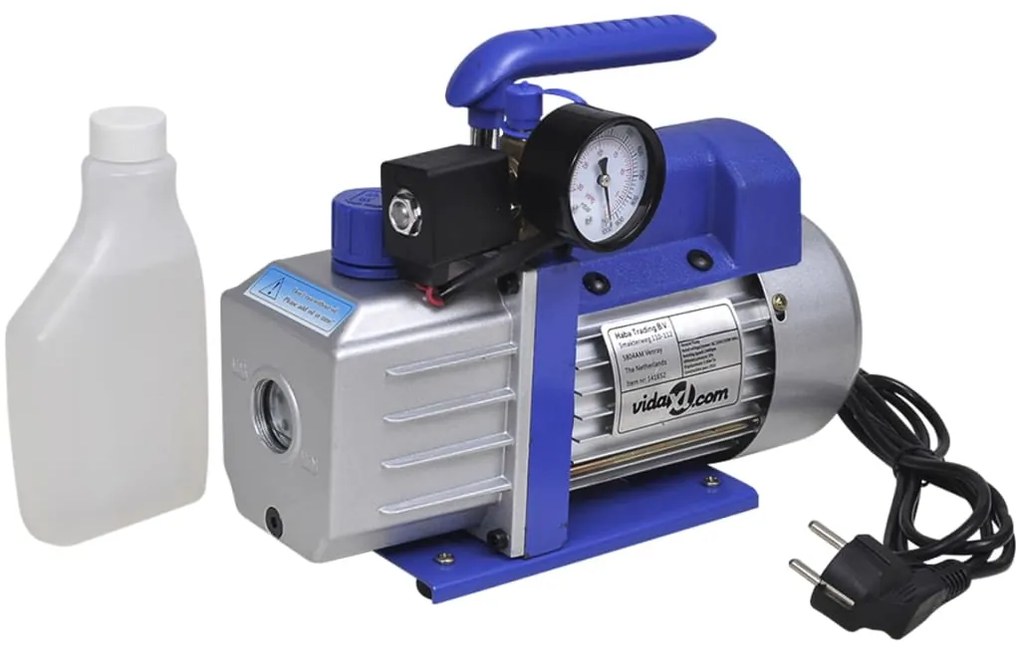 vidaXL Vacuümkamer met 1-traps pomp 3,7 L