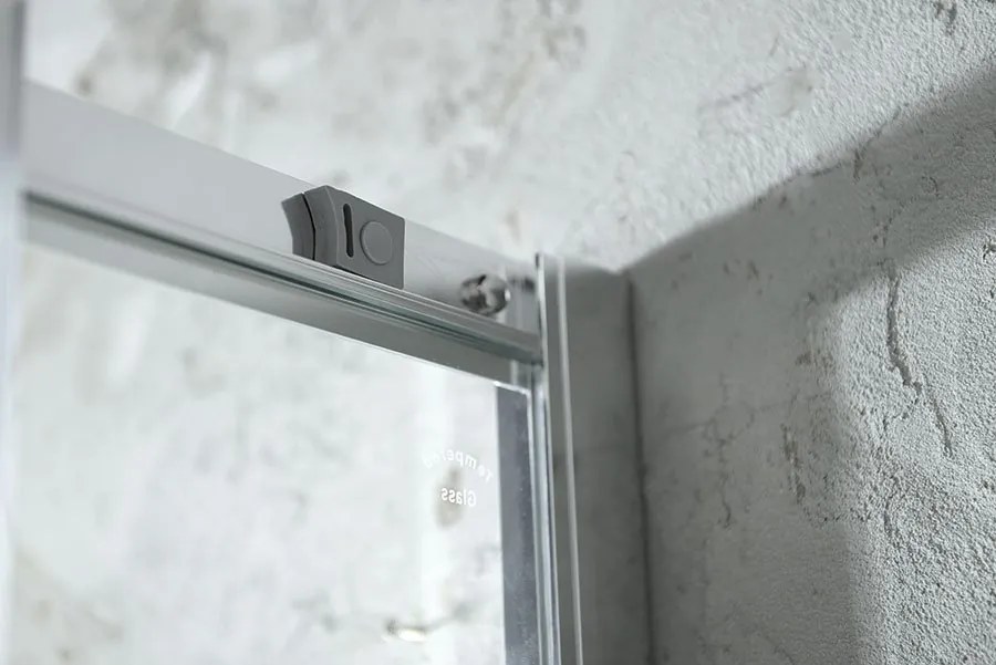 Aqualine Arleta kwartronde douchecabine 80x80cm chroom