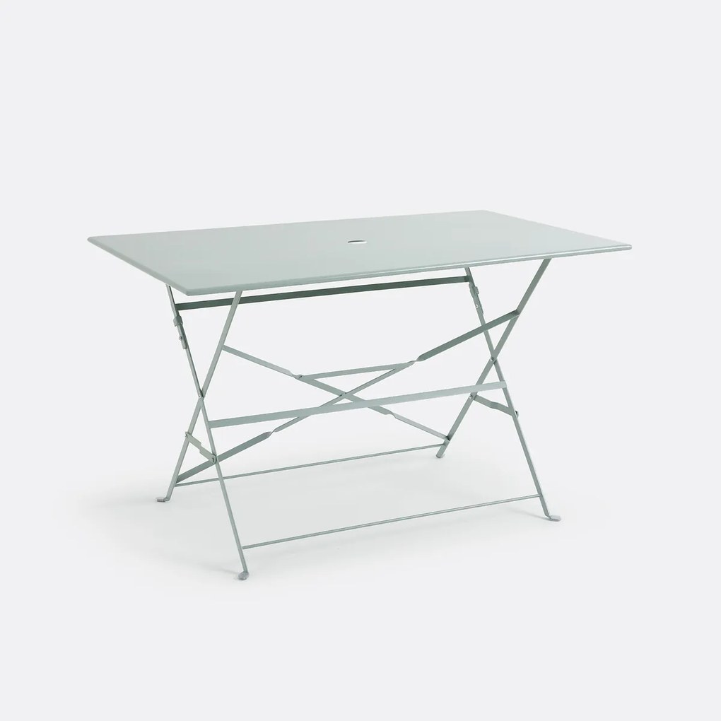Rechthoekige plooibare tafel, metaal, Ozevan