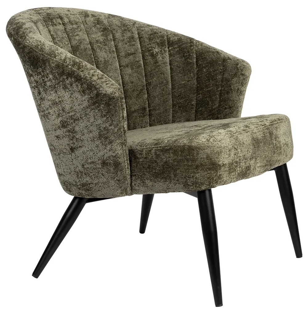 Dutchbone Georgia Fauteuil Groen Velvet