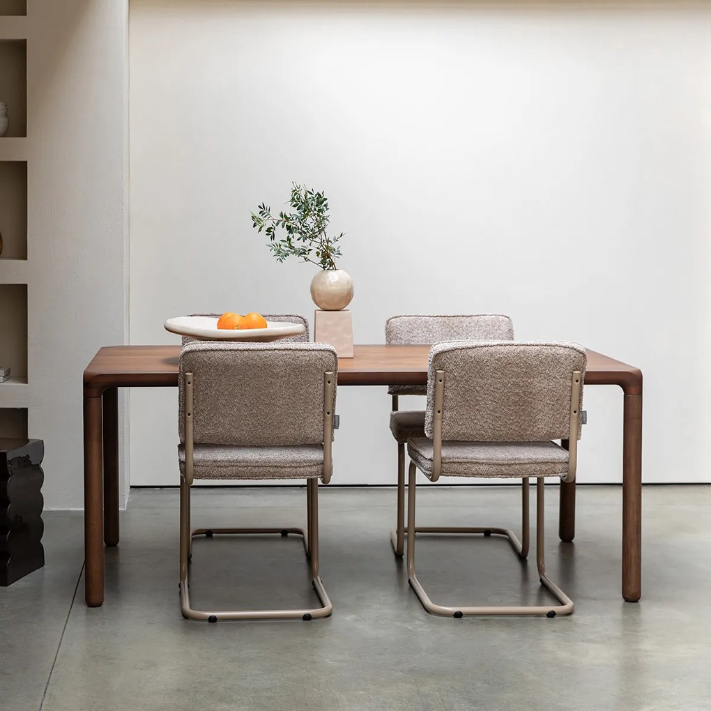 Zuiver Storm Walnoot Design Eettafel 180x90 Cm - 180 X 90cm.