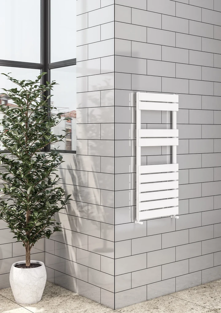 Eastbrook Addington type 10 handdoekradiator 60x80cm staal 560W wit glans