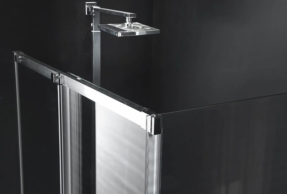 Polysan Altis douchecabine rechthoekig 130x80cm chroom