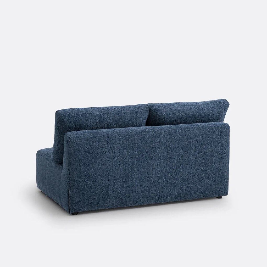 Modulaire 2-zitsbank Monica in gemêleerd chenille