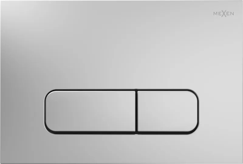 Mexen Fenix 02 spoelknop, mat chroom - 600202