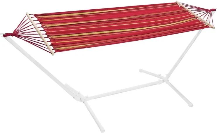 Hangmat met onderstel rood