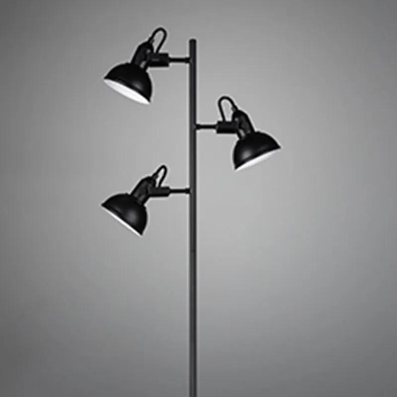 Reality Vloerlamp Gina - Metaal - Zwart Mat