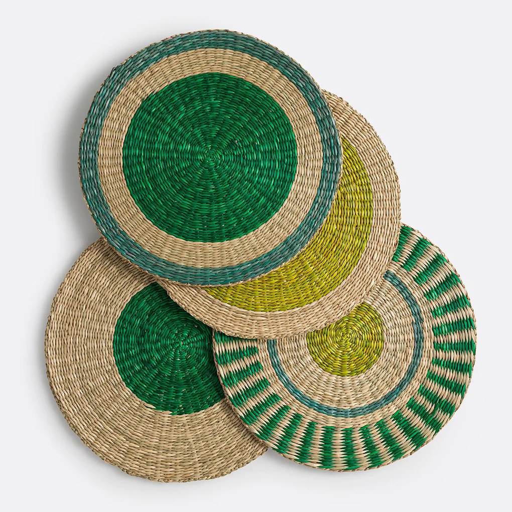 Set van 4 placemats in herbarium, Romix