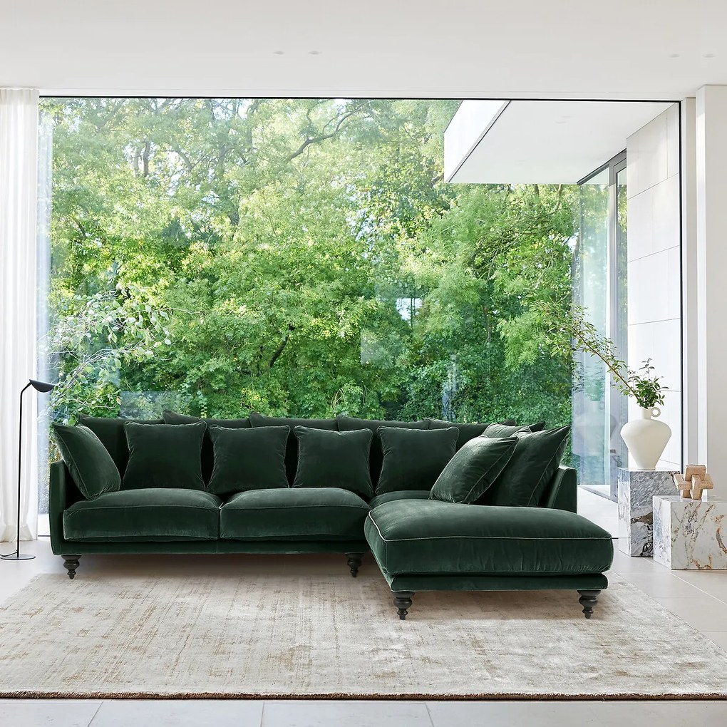 Fluwelen hoekbank, LAZARE