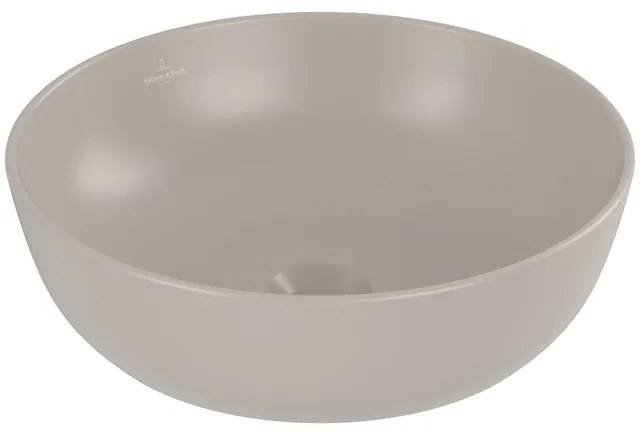 Villeroy & Boch Artis opzetwastafel - 43cm - rond z/krgt almond C+ 417943am