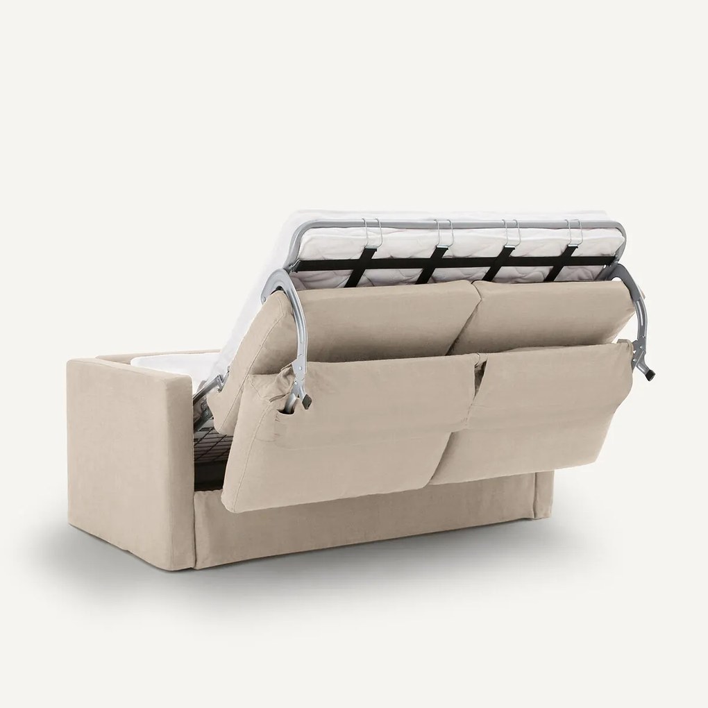 3-zitsbank, omvormbaar, in gekreukt linnen, Néo Kinkajou