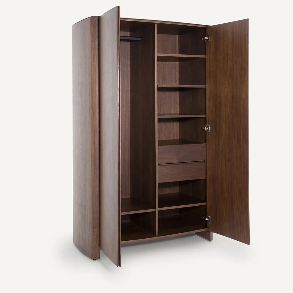Kast van notenhoutfineer, Willow
