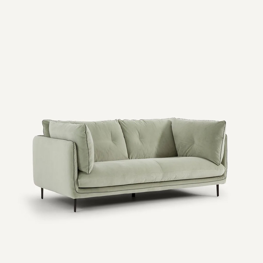 Compacte bank van stonewashed fluweel, BOTERO