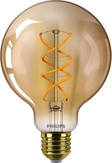 Philips CLA E27 LED Globelamp 5-25W G93 Goud Extra Warm Wit
