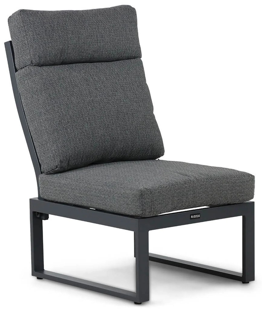 Hoek loungeset 6 personen Aluminium/teak Grijs Lifestyle Garden Furniture Marseille