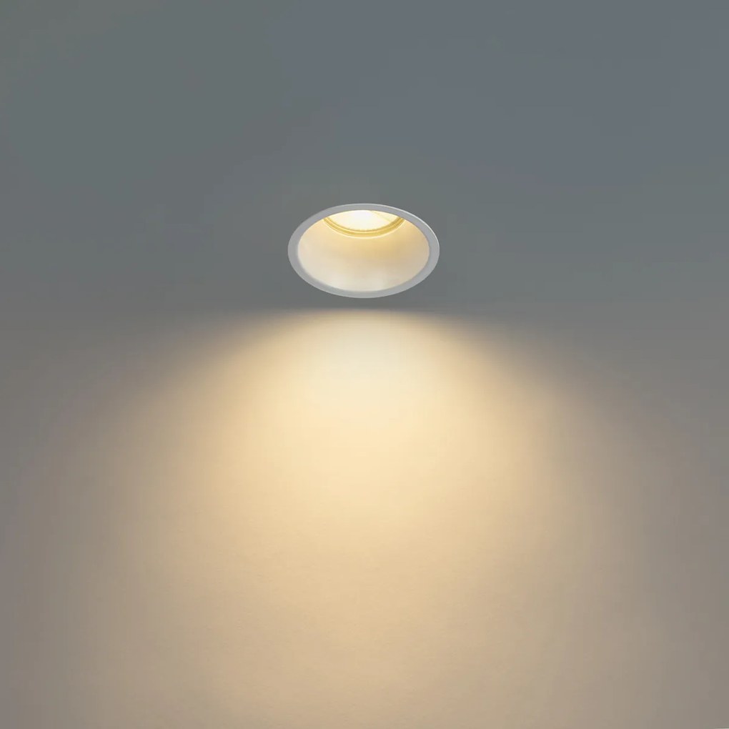 Smart inbouwspot wit IP44 incl. Wifi GU10 70mm - Dept