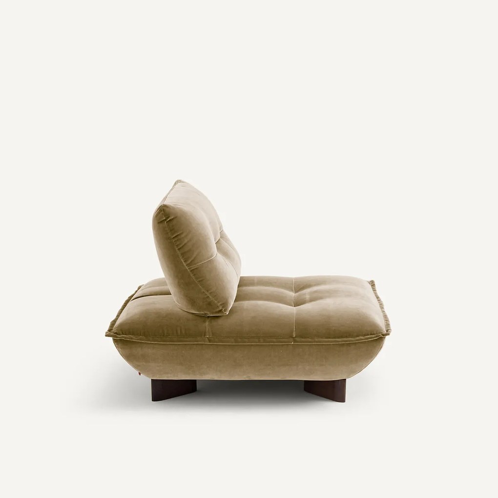 Modulaire fauteuil in fluweel, KAORI