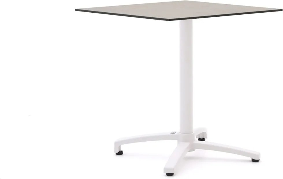 Inklapbare tafel Bellagio  | Vierkant  | Tuintafel Kunststof | 80x80cm | 2 personen | Kees Smit Tuinmeubelen