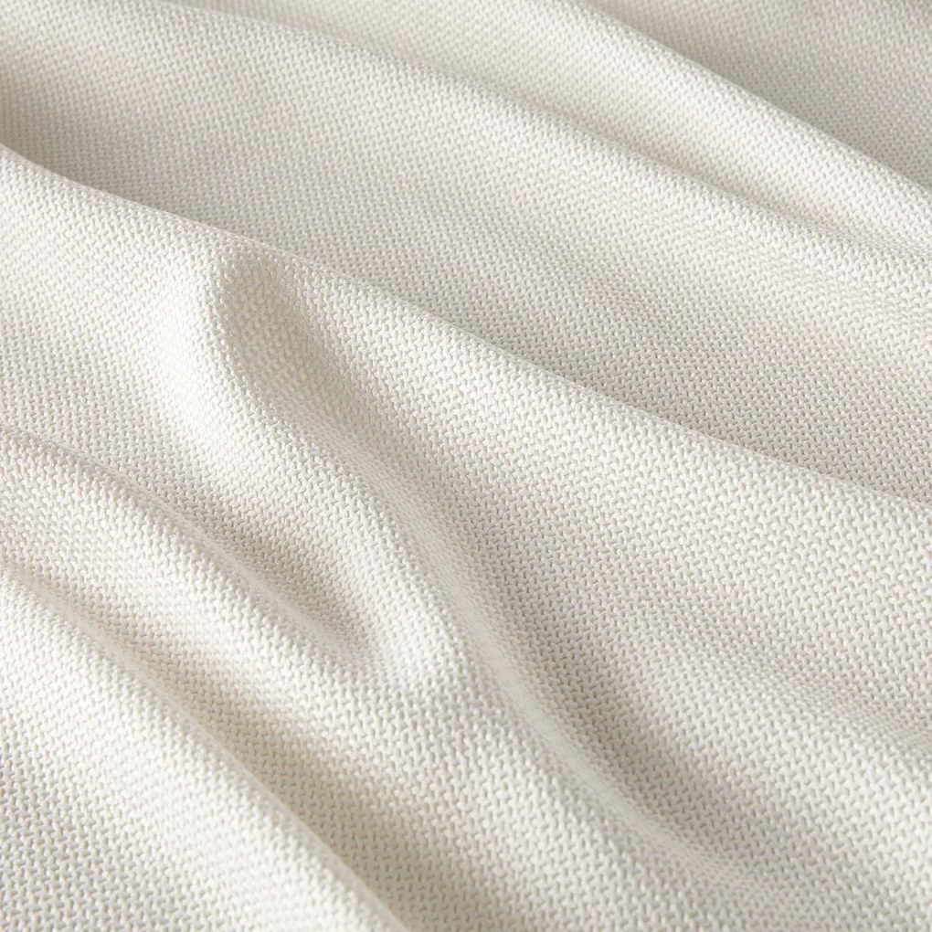 Gordijn met gevlochten afwerking en oogjes Montego