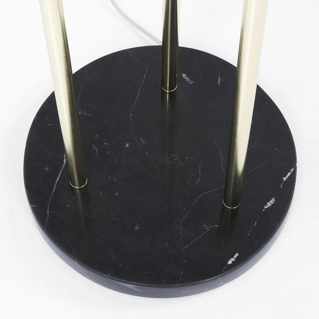 Gouden Vloerlamp Met Glas