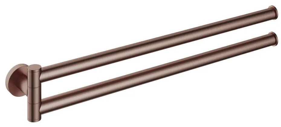 Hotbath &More handdoekhouder draaibaar geborsteld koper PVD