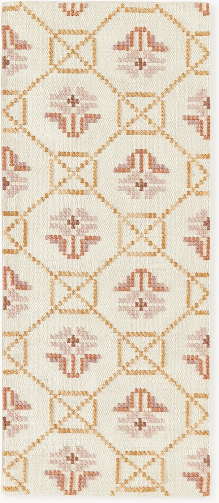 Handgetuft wollen loper Nava