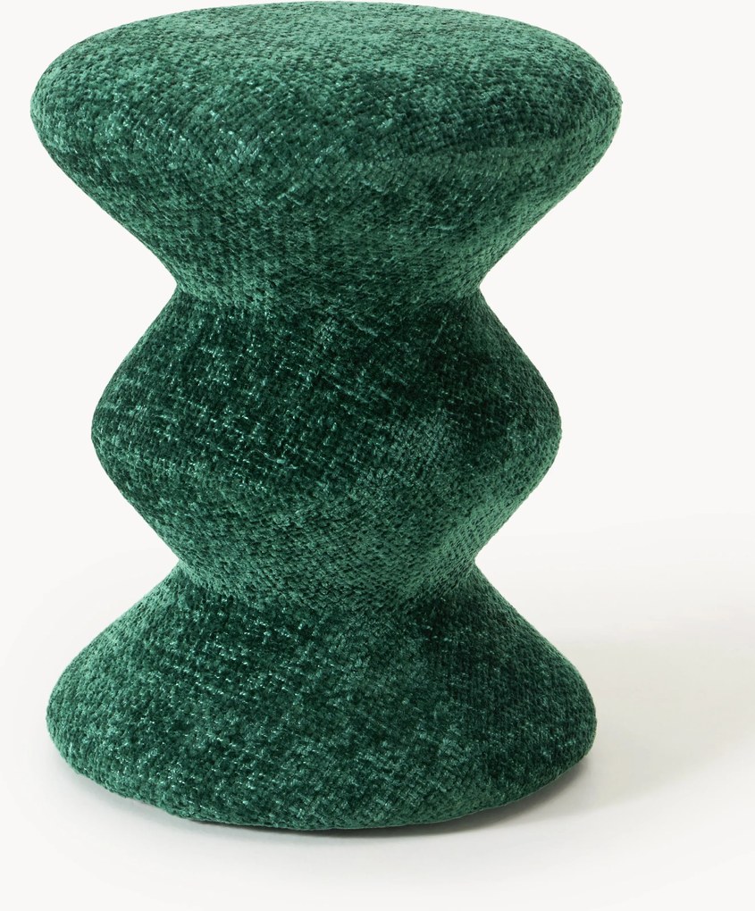 Ronde gestoffeerde bijzettafel Zig Zag