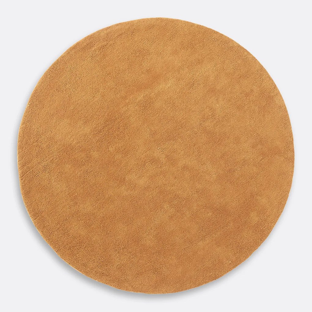 Rond vloerkleed in getuft kant Renzo, groot model