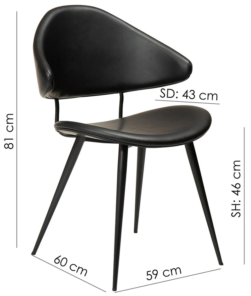 Dan-Form Napoleon Design Eetkamerstoel Grijs Boucle