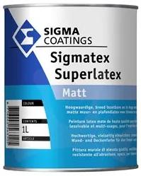 Sigma Sigmatex Superlatex Matt - Wit - 1 l