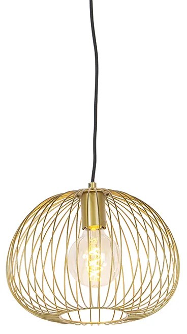Design hanglamp goud - Wire Dough