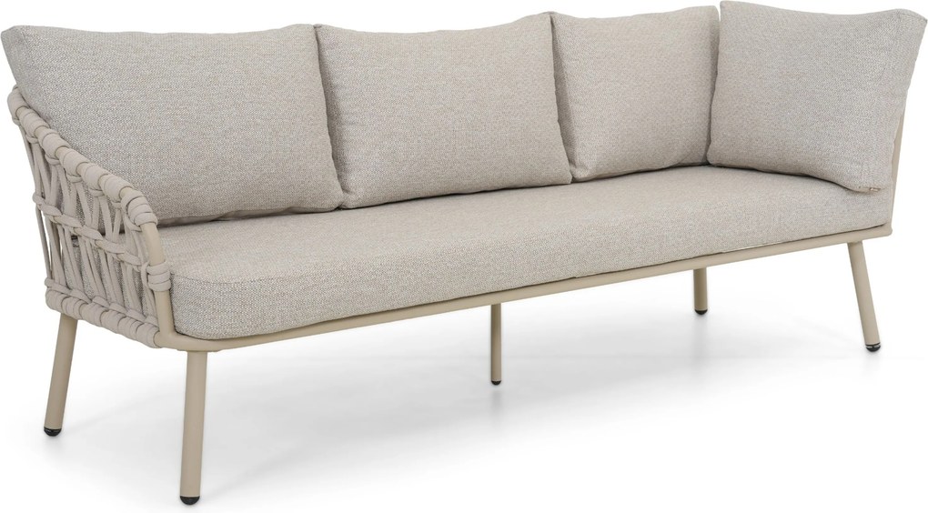 Hoek loungeset 5 personen Rope Zand/Beige Coco Oliva