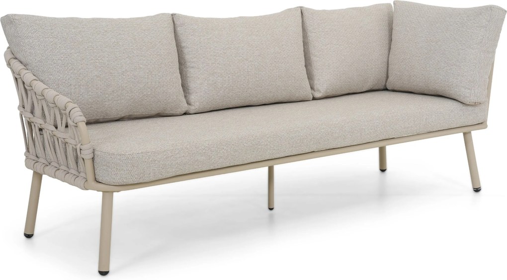 Hoek loungeset Rope Zand/Beige Coco