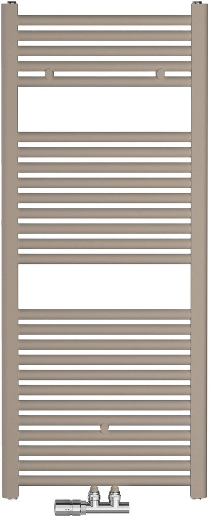 Saqu Fonti handdoekradiator 592W 50x118,5cm zand